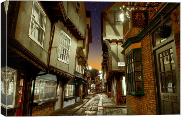 York Shambles Canvas Print by Alison Chambers