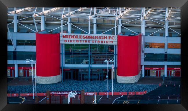 Middlesbrough FC Framed Print by Apollo Aerial Photography