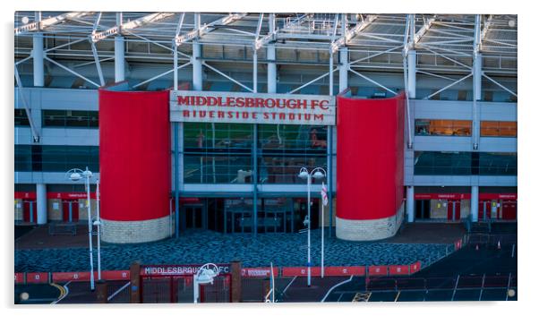 Middlesbrough FC Acrylic by Apollo Aerial Photography