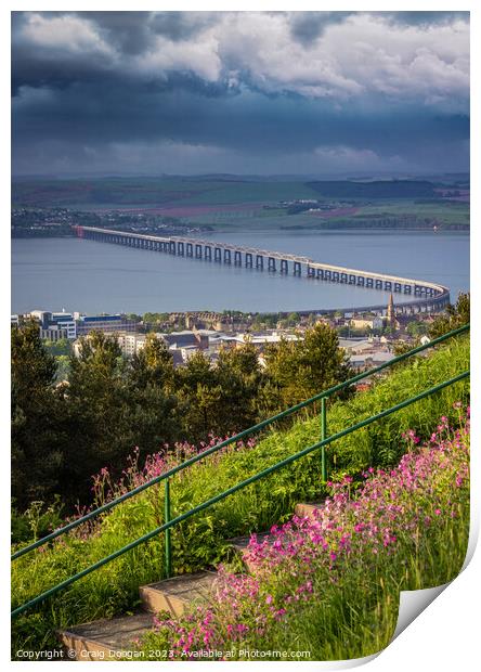 Dundee Tay Bridge Print by Craig Doogan