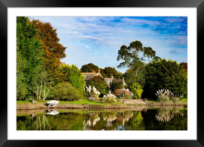 Autumn colours in Cornwall Framed Mounted Print by Kevin Britland