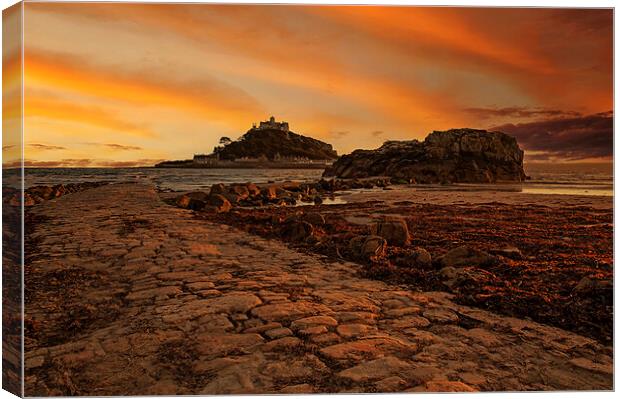 Sunrise in Cornwall Canvas Print by Kevin Britland