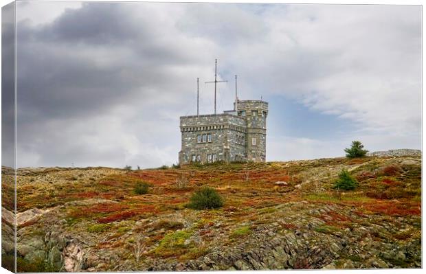 Signal Hill and Cabot Tower, St. John's Newfoundland Canvas Print by Martyn Arnold