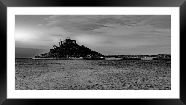 St michaels mount in cornwall Framed Mounted Print by Kevin Britland