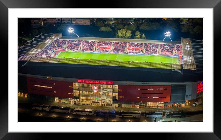 The New York Stadium Framed Mounted Print by Apollo Aerial Photography