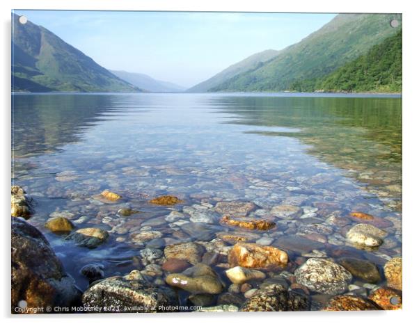 Loch Shiel in Scotland Acrylic by Chris Mobberley