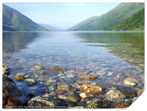 Loch Shiel in Scotland Print by Chris Mobberley