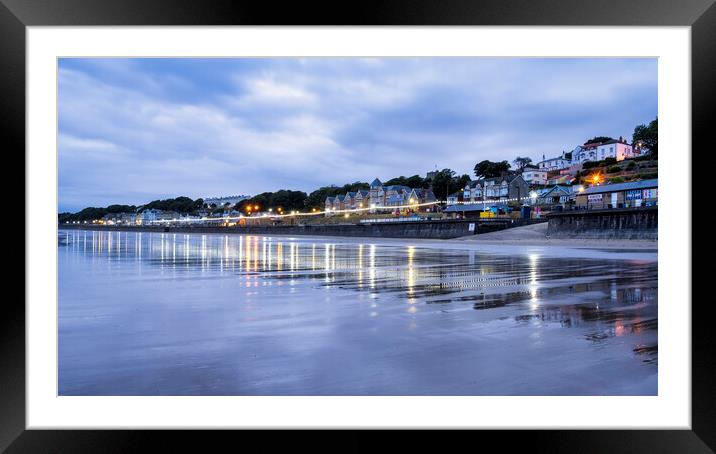Filey Beach Reflections Framed Mounted Print by Tim Hill