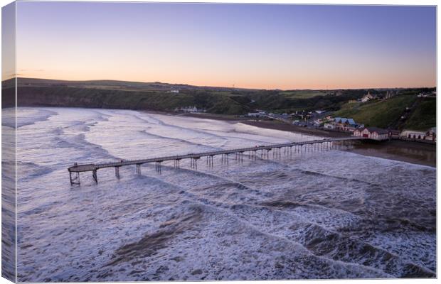Saltburn by the Sea Canvas Print by Apollo Aerial Photography