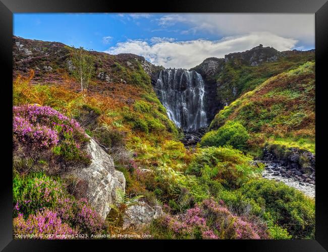 Clashnessie Waterfall North West Highland Scotland Framed Print by OBT imaging