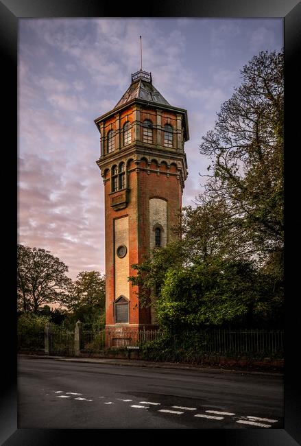 Gainsborough water tower  sunlight Framed Print by Jason Thompson