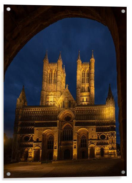  Lincoln Cathedral Acrylic by Jason Thompson