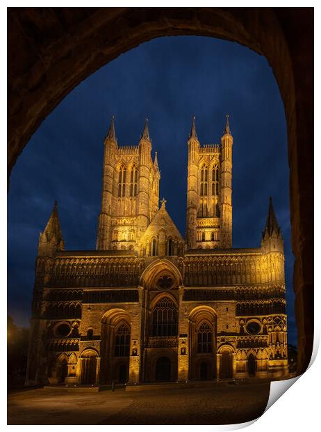  Lincoln Cathedral Print by Jason Thompson