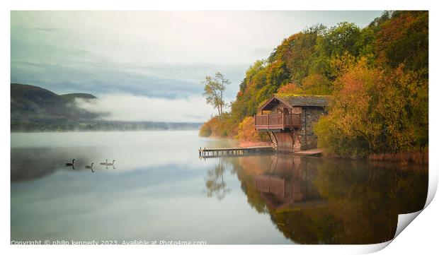 The Boathouse Print by philip kennedy
