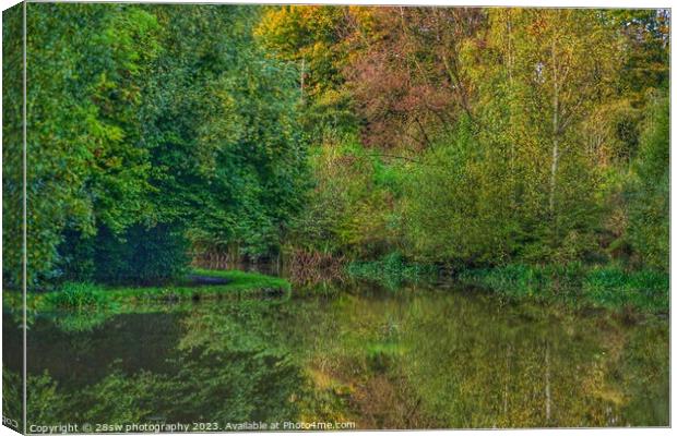 Arts and Colours Reflected. Canvas Print by 28sw photography