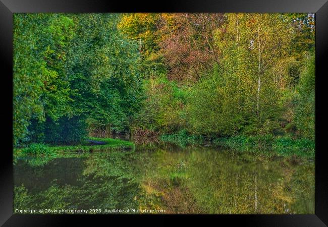 Arts and Colours Reflected. Framed Print by 28sw photography