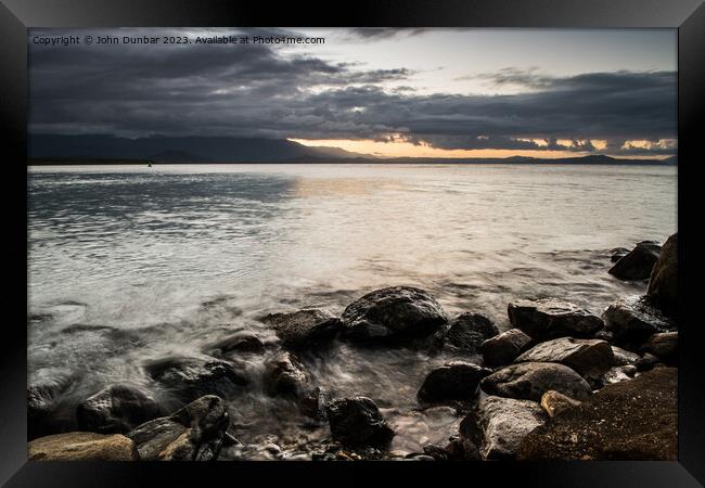 Sunset at Packers Creek Framed Print by John Dunbar