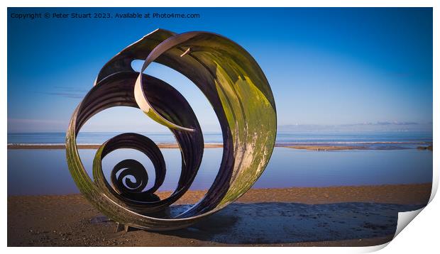 Mary's Shell Cleveleys  Print by Peter Stuart