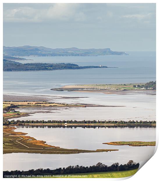 Inch Island Crossing, Lough Swilly, Ireland.  Print by Michael Mc Elroy