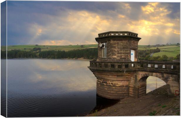 Digley Reservoir Canvas Print by Alison Chambers