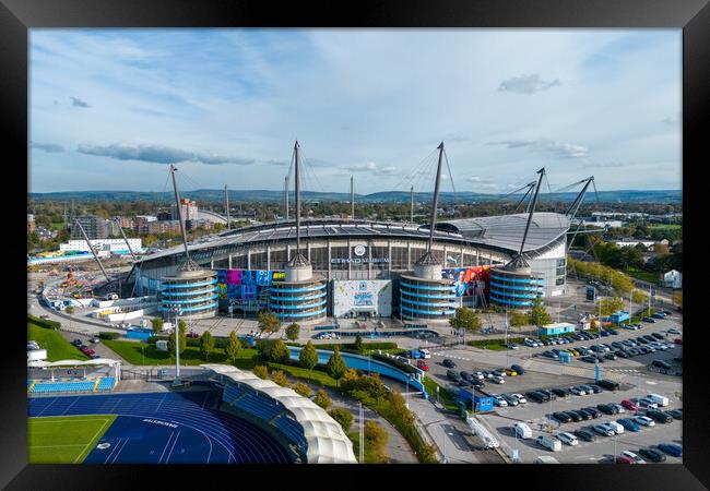 The Etihad Stadium Framed Print by Apollo Aerial Photography