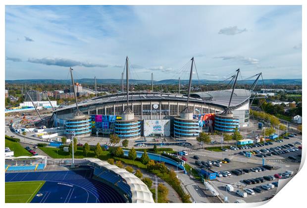 The Etihad Stadium Print by Apollo Aerial Photography