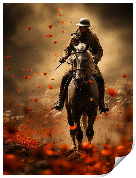 Lest We Forget Print by Steve Smith