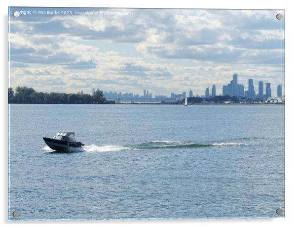 Lake Ontario, Toronto Acrylic by Phil Banks