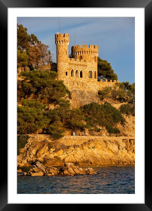Castle By The Sea Framed Mounted Print by Artur Bogacki