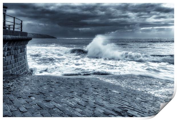 Filey Seascape Print by Tim Hill