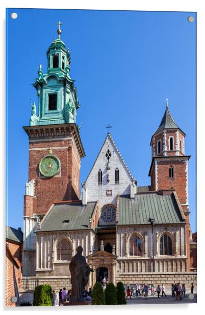 The Wawel Cathedral In Krakow Acrylic by Artur Bogacki