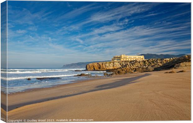 Hotel Fortaleza Guincho Canvas Print by Dudley Wood