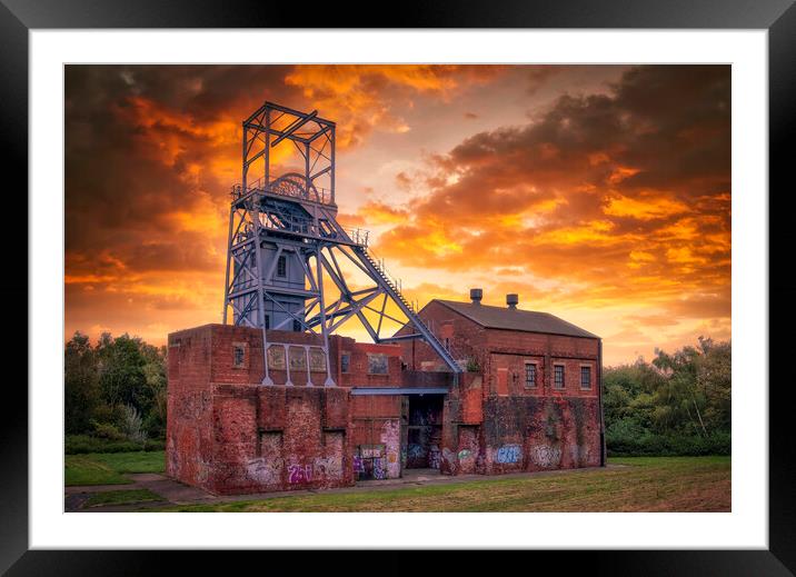 Barnsley Main Colliery Framed Mounted Print by Tim Hill