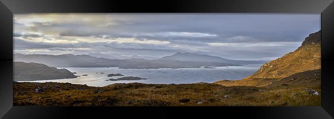 Skye from Kishorn morning panorama Framed Print by Gary Eason
