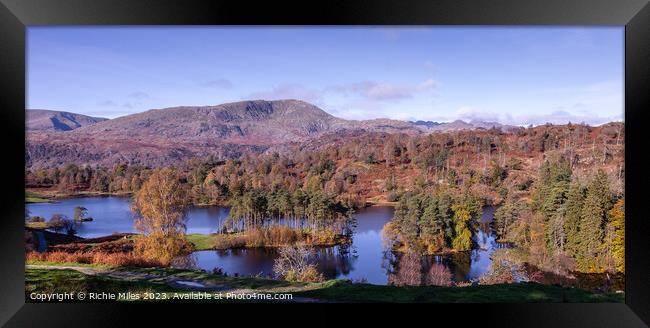 Tarn Howes Cumbria Framed Print by Richie Miles