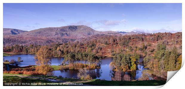 Tarn Howes Cumbria Print by Richie Miles