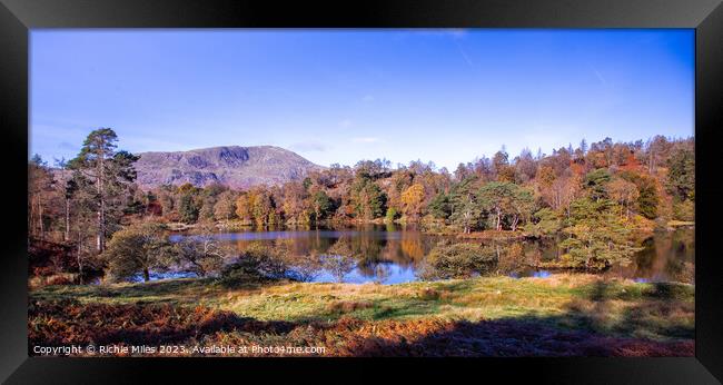 View of Tarn Howes Lake District Framed Print by Richie Miles