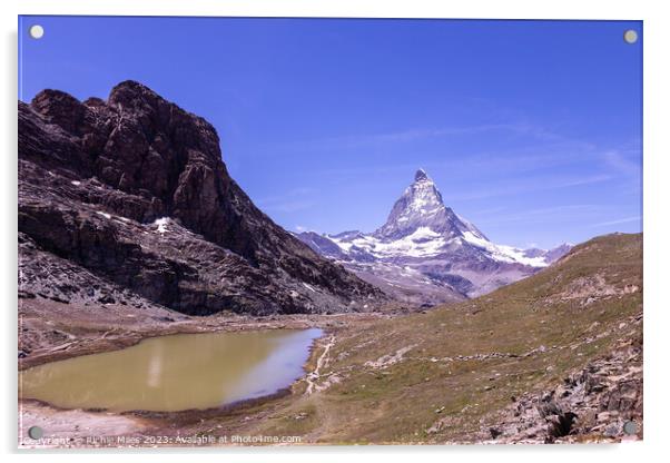 Matterhorn Acrylic by Richie Miles