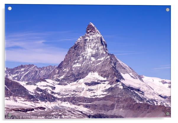 Matterhorn Acrylic by Richie Miles