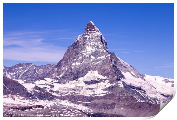 Matterhorn Print by Richie Miles