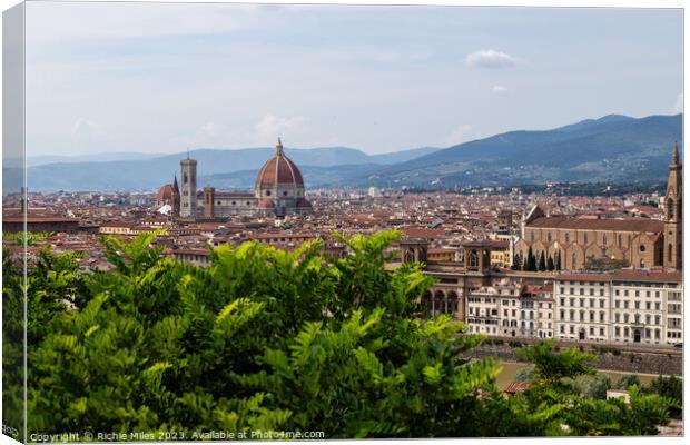 View of Florence Canvas Print by Richie Miles