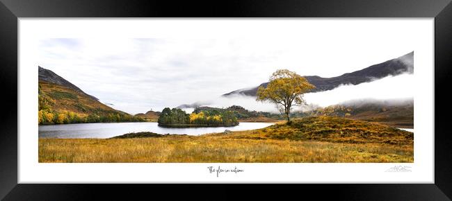 The glen in  autumn Framed Print by JC studios LRPS ARPS