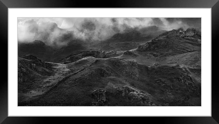 APPROACH TO A RUINED CASTLE Framed Mounted Print by Tony Sharp LRPS CPAGB