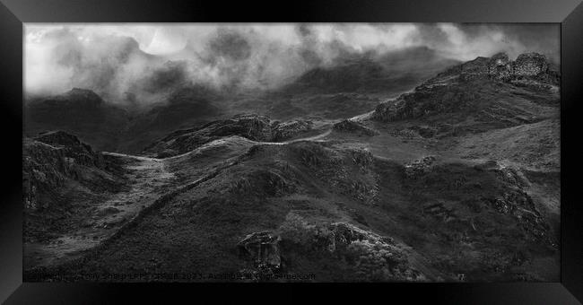 APPROACH TO A RUINED CASTLE Framed Print by Tony Sharp LRPS CPAGB