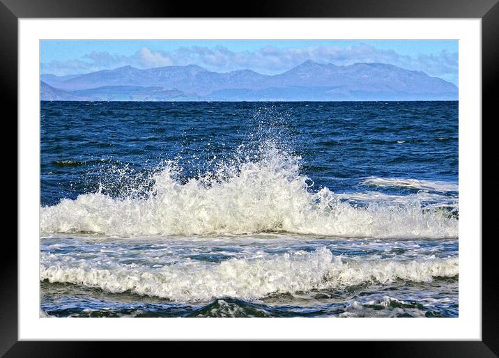 Across the sea to Arran Framed Mounted Print by Allan Durward Photography