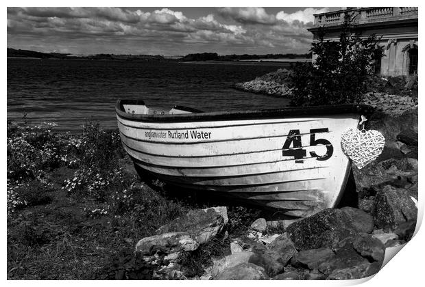 No. 45 at Rutland Water Print by Glen Allen