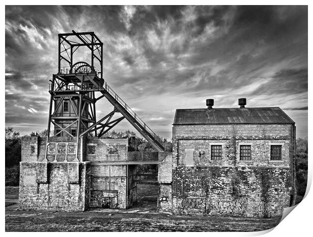 Barnsley Main Colliery  Print by Darren Galpin