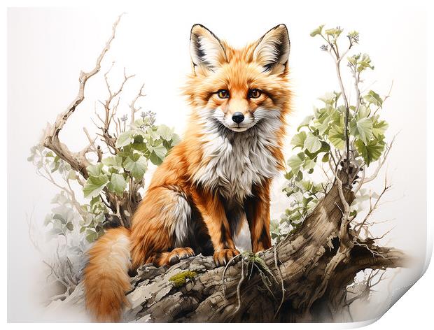 The Fox Print by Steve Smith