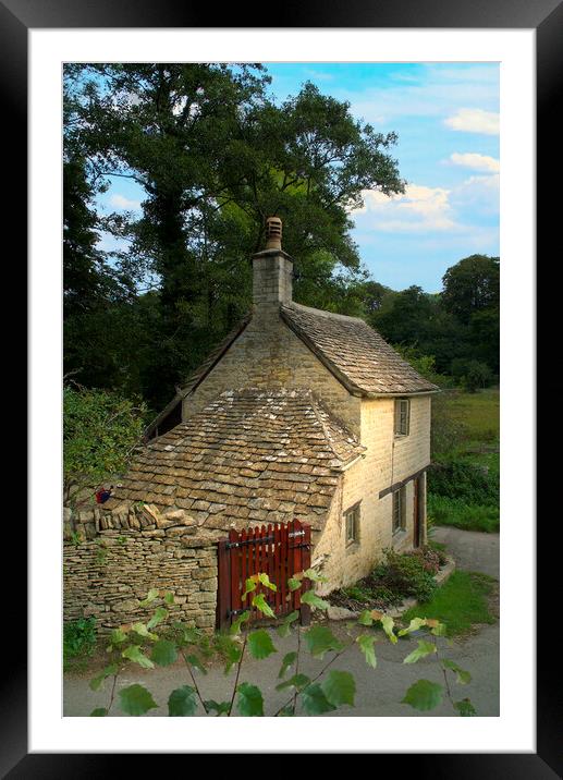 Arlington Row Cottage  Framed Mounted Print by Alison Chambers