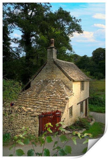 Arlington Row Cottage  Print by Alison Chambers